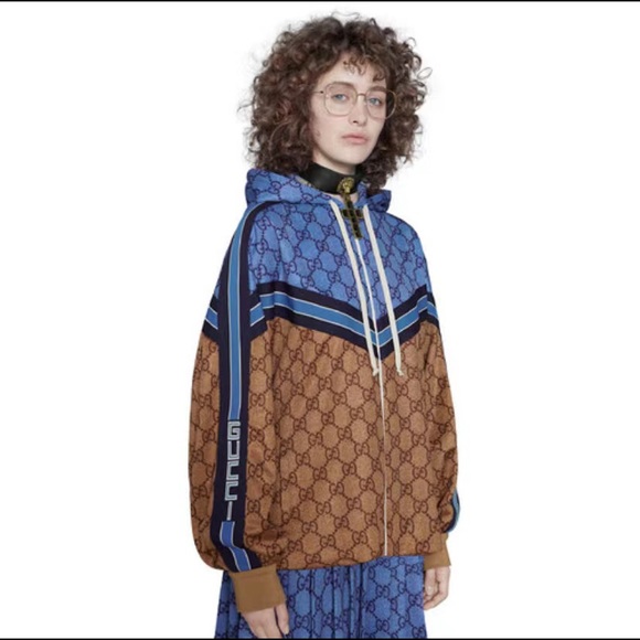 Gucci GG Technical Jersey Jacket Size L - Picture 2 of 10